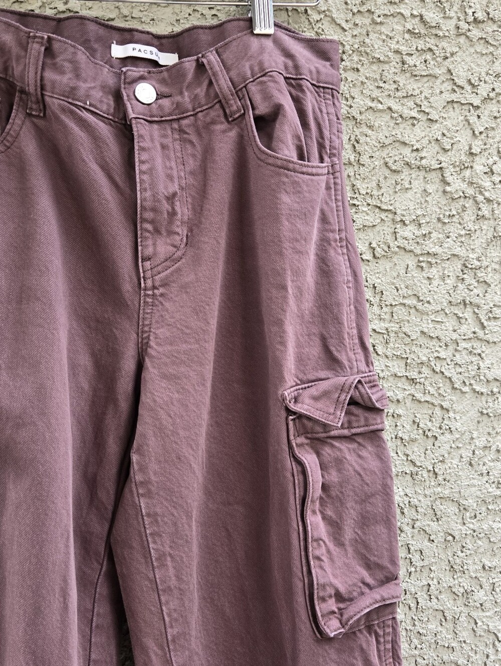 Pacsun 90's Baggy Brown Wide-Leg Cargo Pants - Picture 4 of 13